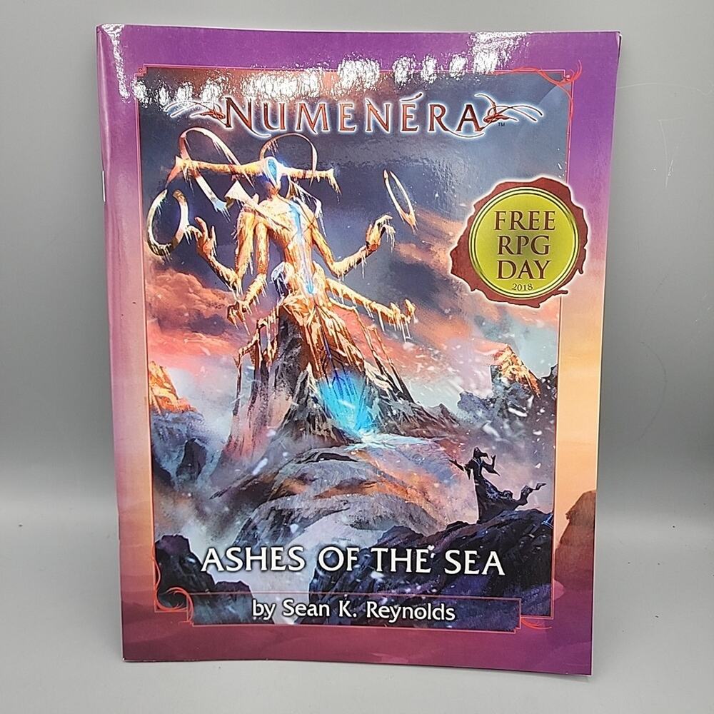 Numenera: Ashes of the Sea Free RPG Day 2018 Monte Cook Games Softcover Book